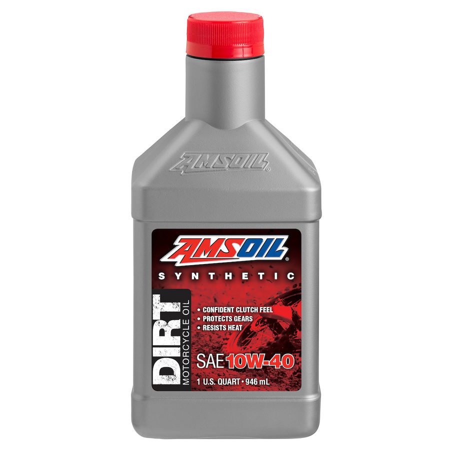 AMSOIL 10W-40 100% Synthetic Dirt Bike Oil