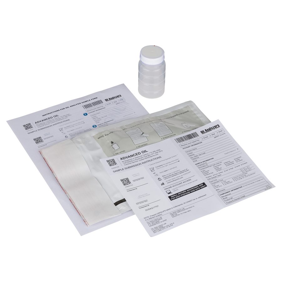 Oil Analyzers Test Kit, UPS Pre-Paid